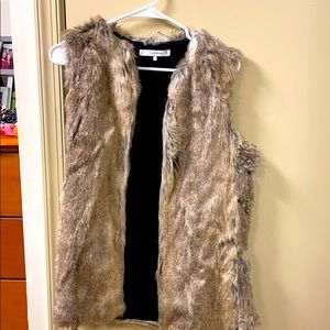 Furry vest from Zara